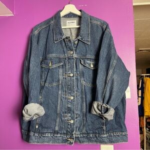 ☀️ OLD NAVY denim jean jacket medium blue stonewash XXXL ☀️